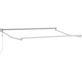 Nadstrešnica Smeđa 3,5 x 2 m Poliester i metal | shoptok.hr