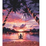 Slika za samostalno slikanje - Sky-high satisfaction 40x50 | shoptok.hr
