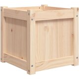 Maison Chic Vrtno cvetlično korito - Cvetlični Lonec 40x40x40 cm trdna borovina, (21789978) | Shoptok.si