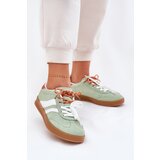 Boto Low Women's Sneakers With Double Lacing Green Ventus | shoptok.hr