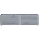  Okviri za palete 2 kom sivi 150x50 cm od masivne borovine | shoptok.hr