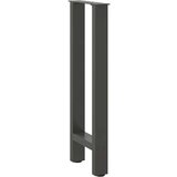  Noge stolića za kavu 2 kom antracit 28x(72-73) cm čelik | shoptok.hr