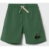 Quiksilver Otroške kratke hlače EASY DAY zelena barva