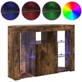  Kotni LED TV ormar 100x40x68cm Dimljeni hrast Konstruirano drvo | shoptok.hr