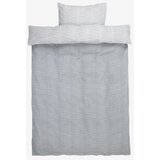 Posteljina Lola krep 140x200 siva/bela ( 7393580 )