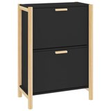 vidaXL omarica za čevlje črna 57,5x33x80 cm inženirski les, (20709806) | Shoptok.si