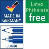 Gumica MARS PLASTIC COMBI STAEDTLER 526 508 BIJELA/PLAVA-KOMAD | shoptok.hr