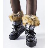 Gemre Grey insulated snow boots with fur Battle | ePonuda.com