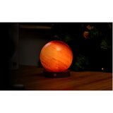 Gingko LED stolna lampa u tamnoj prirodnoj boji sa staklenim sjenilom (visina 13 cm) Sand Storm – | shoptok.hr