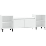 TV ormarić bijeli 160 x 35 x 55 cm od konstruiranog drva | Eponuda.com