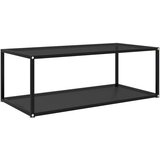 Furnova Klubska mizica črna 100x50x35 cm kaljeno steklo, (21913891) | Shoptok.si