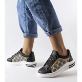 Gemre Black sneakers with a gold insert Agostina | shoptok.hr