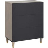  Kreveta Siva i zlatna 60 x 33 x 75 cm Čvrsto drvo manga | shoptok.hr