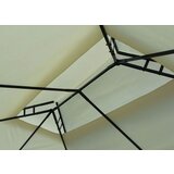 Metalna gazebo tenda Belize 3x4m sa duplim krovom i bočnim zavijesama | Eponuda.ba