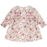 Mayoral otroška oblekica z dolgimi rokavi flowerish pink Cene