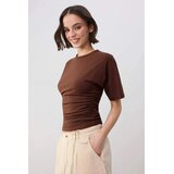 TRENDYOLMILLA Ženska majica TWOSS26TS00052, Braon | Eponuda.com
