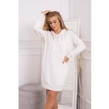 Kesi Velor dress with a hood ecru | ePonuda.com