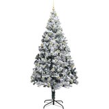vidaXL Umestno božično drevo med 300 LED Zelena 240 x 150 cm | Shoptok.si