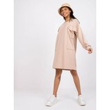 ex moda Dress-EM-SK-717.33X-beige | Shoptok.si