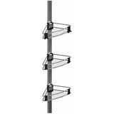 Wenko 25556100-Ugaona polica PURIO 35,5x280 cm srebrna/siva Cene