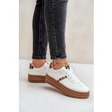 FG2 Comfortable Women's Sport Shoes On The Platform White Devan | Shoptok.si