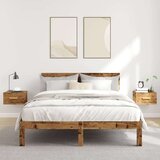 vidaXL Stenska nočna omarica 2 kosa starinski les 35x35x20 cm | Shoptok.si