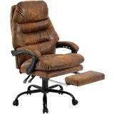 MID.YOU PISARNIŠKI STOL kovina, umetna masa, tekstil rjava, črna | Shoptok.si