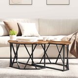  Kava Stol Staro drvo 80 x 80 x 42 cm Inženjerska drva i čelik | Eponuda.com