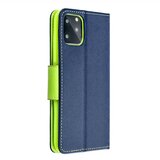 FANCY Ovitek Fancy Book za MOTOROLA MOTO G14 mornarsko moder / limeta | Shoptok.si