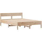 vidaXL Okvir kreveta bez madraca 120 x 190 cm od masivne borovine | shoptok.hr