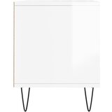 TV ormarić sjajni bijeli 100x34,5x44,5 cm od konstruiranog drva | Eponuda.ba