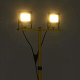 vidaXL LED reflektor s stojalom 2x30 W toplo bel | Shoptok.si