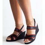 Big Star Black wedge sandals | Shoptok.si