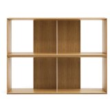 Kave Home Modularni sustav polica 2 kom u dekoru hrasta u prirodnoj boji 101x76 cm Litto – | shoptok.hr