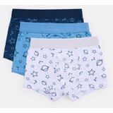 Sinsay Pamučne bokserice s motivom svemira 3 pack | shoptok.hr