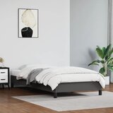 vidaXL Posteljni okvir siv 100x200 cm umetno usnje Cene
