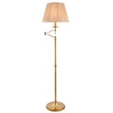Endon 63621 - Podna lampa STANFORD 1xE27/60W/230V mesing/bež | Eponuda.com