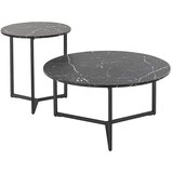 Molarem Home Set stolića RAVELLO - staklo s efektom mramora | shoptok.hr