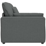  Modularni kauč s naslonom za ruke i jastucima tamno sivi 100 cm | Shoptok.si