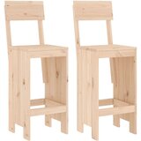  Barski stolci 2 kom 40 x 48 5 x 115 5 cm od masivne borovine | shoptok.hr