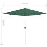  Balkonski suncobran s aluminijskom šipkom 300 x 155 cm zeleni | shoptok.hr