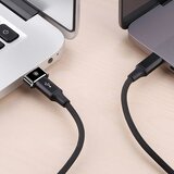 Baseus OTG adapter (CAAOTG-A01) - Type-C ženski na USB muški - Plug & Play - 3A - crni | shoptok.hr