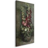  Slika - Vincent Van Gogh – Vase of Hollyhocks 30x60 Standard | shoptok.hr