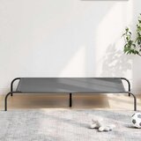 vidaXL dvignjena pasja postelja siva 130x80x20 cm Oxford tkanina jeklo Cene