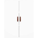  Visoka komoda bijela 69,5x34x180 cm konstruirano drvo | shoptok.hr