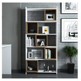 Hanah home polica za knjige box white walnut | ePonuda.com