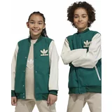 Adidas Otroška bomber jakna zelena barva