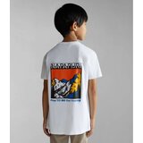 Napapijri majica za dečake K S-Fuji Brightwhite 002 NP0A4HGN0021 Cene'.'