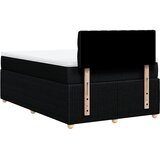  Krevet s oprugama i madracem crni 120 x 200cm od tkanine | shoptok.hr