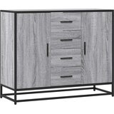  Komoda siva sonoma 92x35x76 cm inženirski les, (5000218074) | Shoptok.si